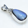 Silver Opal Pendant Side View