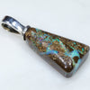 Silver Opal Pendant Side View
