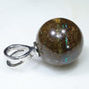 Silver Opal Pendant Back View