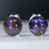Easy Wear Silver Opal Ball Stud Design