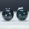 Natural Australian Sandstone Matrix (Fairy Opal) Silver Ball Studs