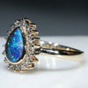 Engagement Gold and Diamond Ring