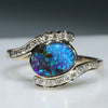 Anniversary Gold Opal Ring 