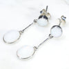 Sterling Silver  - Solid White Opal