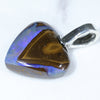 Silver Opal Pendant Side View