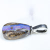 Silver Opal Pendant Side View