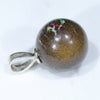 Silver Opal Pendant Side View