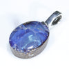 Sterling Silver  - Solid Boulder Opal