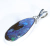 Silver Opal Pendant Side View