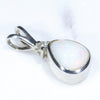 Silver Opal Pendant Side View
