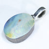 Sterling Silver - Solid Boulder Opal