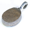 Silver Solid Opal Pendant Rear View