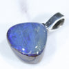 Silver Opal Pendant Side View
