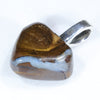 Silver Solid Opal Pendant Rear View