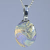 Natural Australian Boulder Opal Silver Pendant