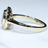 Gold Opal Ring Side View