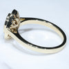 Gold Opal Ring Side View