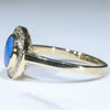 Gold Opal Ring Side View