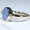 Gold Opal Ring Side View
