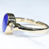 Gold Opal Ring Side View