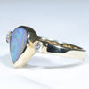 Gold Opal Ring Side View