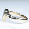 Gold Opal Ring Side view