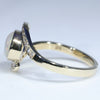 Gold Opal Ring Side View