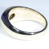 Natural Boulder Opal Mens Gold Ring - Size 11 US Code GM002