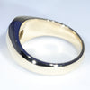 Natural Boulder Opal Mens Gold Ring - Size 9 US Code GM001