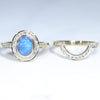 Opal, Gold and Diamond Rings Side By Side
