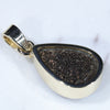 Solid Opal Gold Pedant Rear view