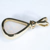 Solid Opal Gold Pendant rear View