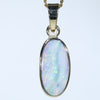 Natural Australian Opal Gold Pendant