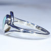 Silver Opal Ring Side View