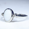 Sterling Silver - Solid White Opal