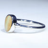 Silver Opal Ring Side View