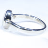 Silver Opal Ring Side View