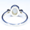 Solid Opal Ring Rear View