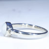 Silver Opal Ring Side View