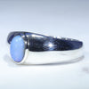 Natural Boulder Opal Mens Silver Ring - Size 11 Code SM124