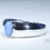 Natural Boulder Opal Mens Silver Ring - Size 11 Code SM124