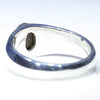 Natural Boulder Opal Mens Silver Ring - Size 11 Code SM124