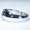 Silver Opal Ring Side View