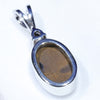 Solid Opal Pendant Rear view