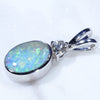 White Gold Pendant Side View
