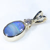 Solid Opal Pendant Side View