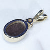 Solid Opal Pendant Rear View