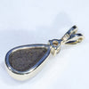 Solid Opal Pendant Rear View