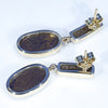 Solid Opal Earrings Rear View