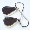 Solid Opal Earrings Rear View